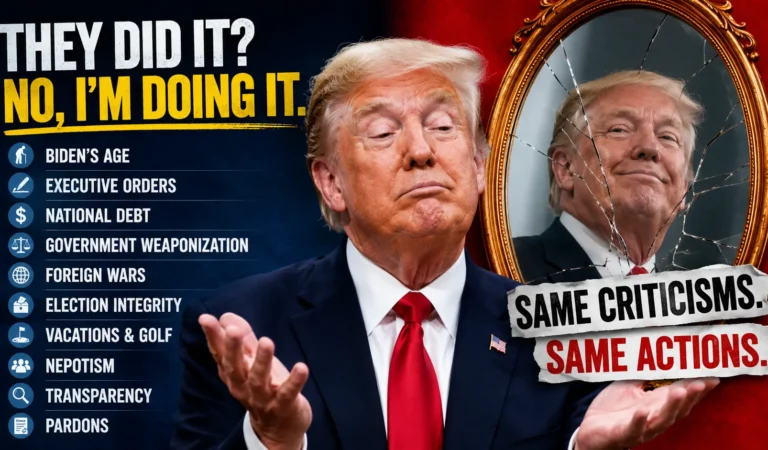 Trump’s Greatest Contradictions: When the Criticism Comes Full Circle